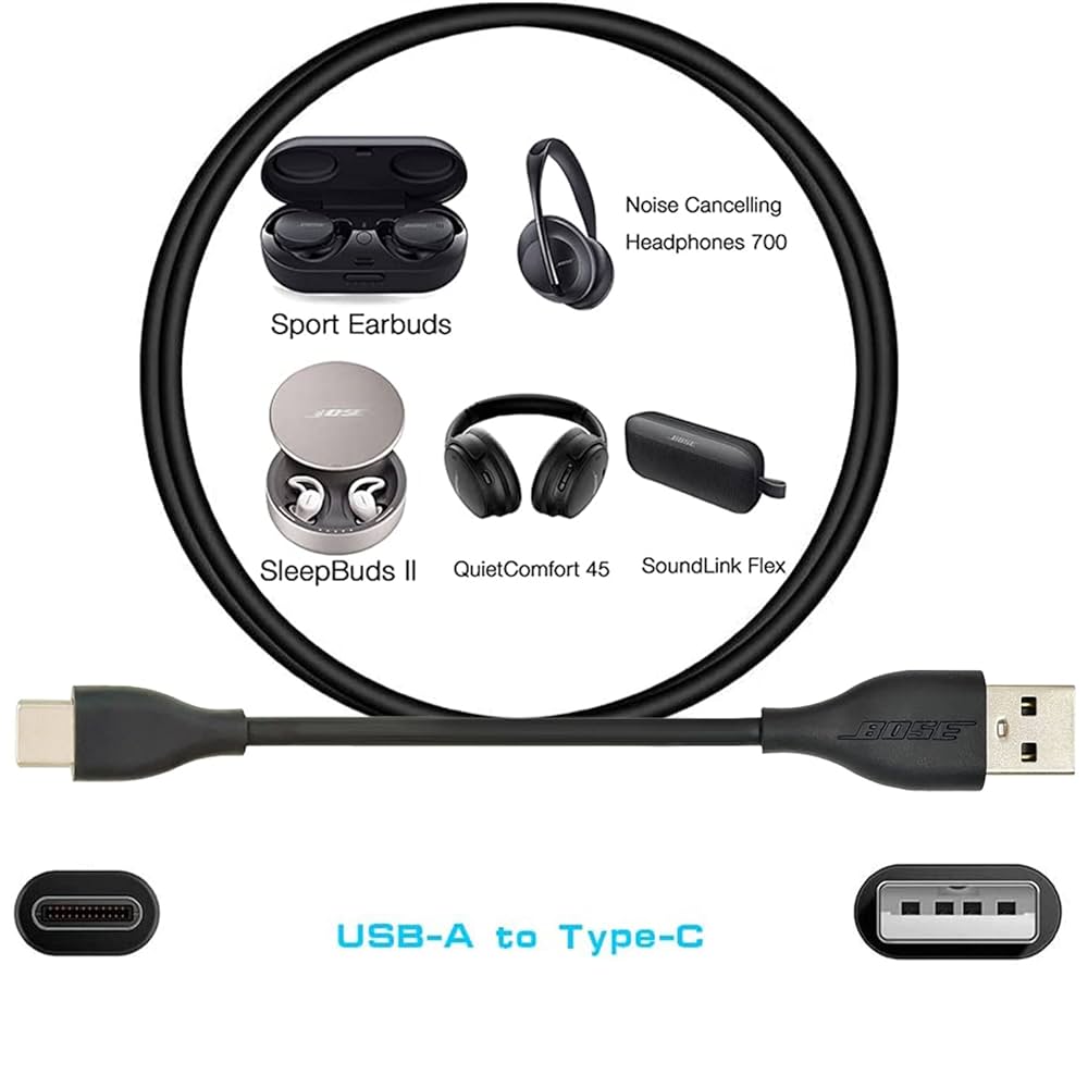 Amazon.co.jp: Aiivioll USB-C急速充電器ケーブル対応Boseノイズ